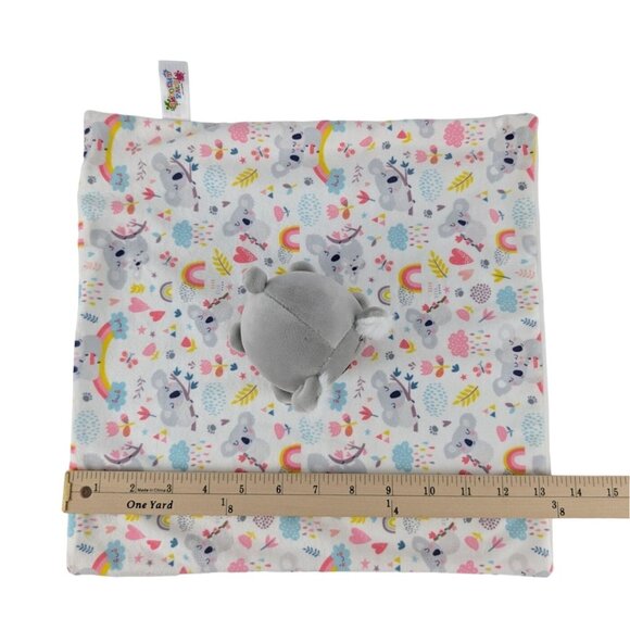 Smoochy Pals Koala Lovey 13" Baby Security Blanket Squishy Plush - Picture 4 of 6